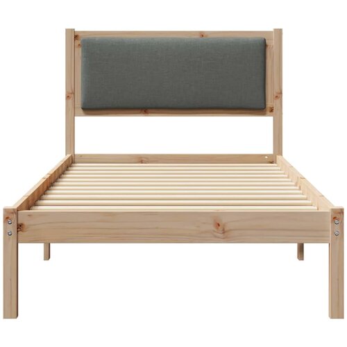  Krevetna konstrukcija Tamno siva 90 x 200 cm Čvrsto borovo drvo Slike