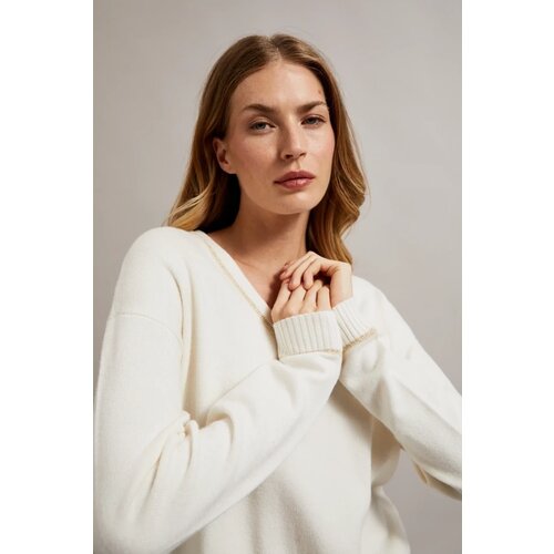 Marisse Women's Sweater Z-Sw-4518 Off White Cene