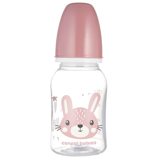 Canpol BABIES FLASICA CUTE ANIMALS 120ml (11/851) - PINK Cene