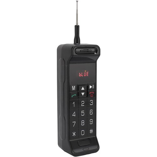 Generic retro zvočnik v obliki mobilnega telefona, fm radio, nizkotonski zvočnik z zaslonom predvajanja, (21127478) Cene