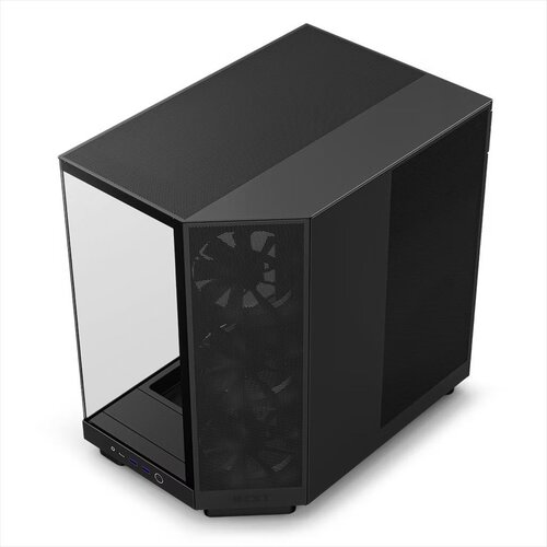 NZXT nzkst kućište atk srednji toranj h6 protok sa prozorom + bočna i gornja mreža 3kf120k protok vazduha 120 mm ventilatori, 1kusb 3.2 tipec, 2k usb Cene