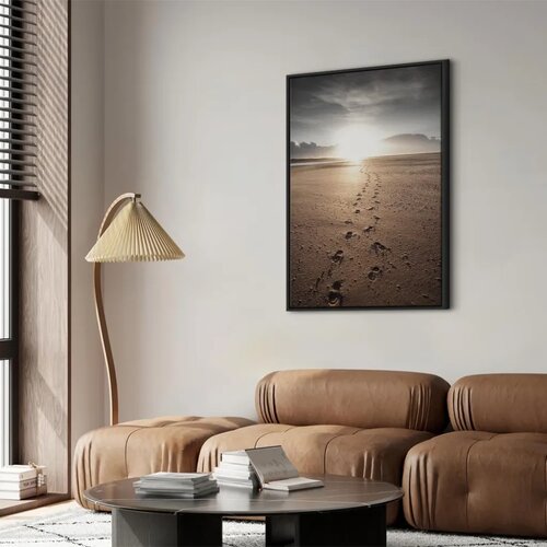  Slika - Our Way (1 Part) Vertical 60x90 U crnom drvenom okviru Slike