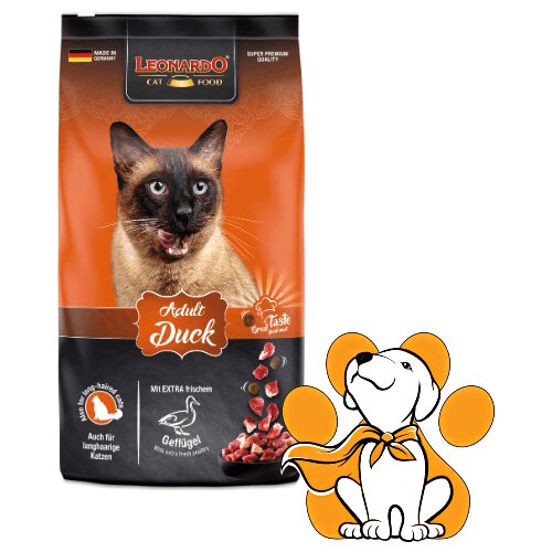 Leonardo Cat Adult Duck 7.5kg, Hrana Za Odrasle Mačke Sa Pačetinom Cene