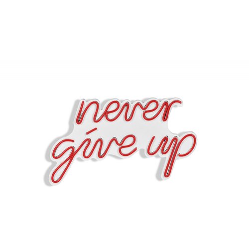WALLXPERT never Give Up Dekorativna rasveta, Crvena Cene