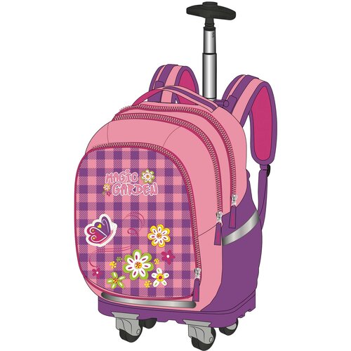 Target smart trolley magic garden 17931 - šolska torba na kolesih Cene