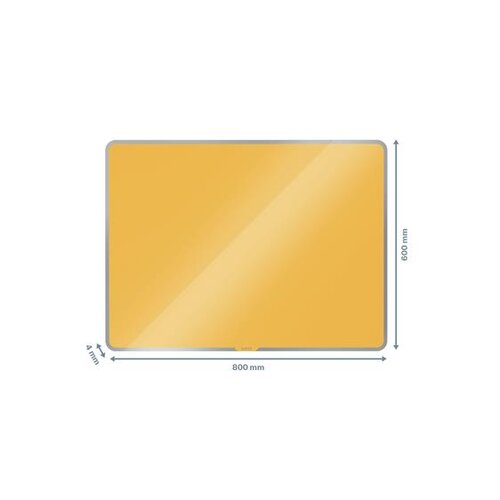 Zweckform Tabla steklena 60x80 leitz cosy rumena 70430019 Slike
