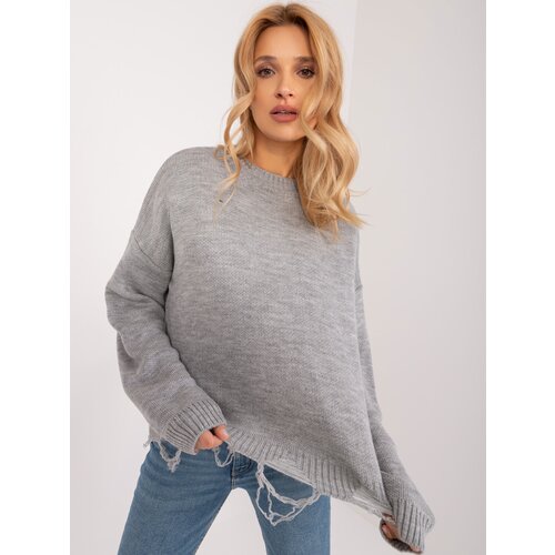 BADU Sweater-BA-SW-0559.26-grey Slike