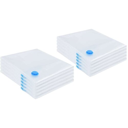 VidaXL vreća za vakuum Prozirna, Plava Plastika 100 x 80 cm Slike