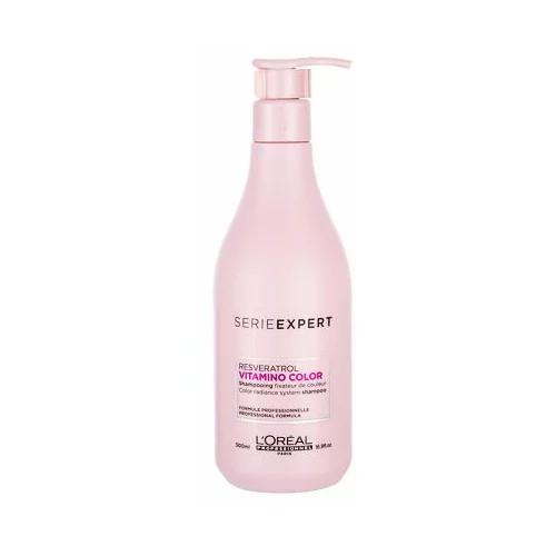 L´Oréal Paris Série Expert Vitamino Color Resveratrol šampon za zaščito barve las 500 ml za ženske