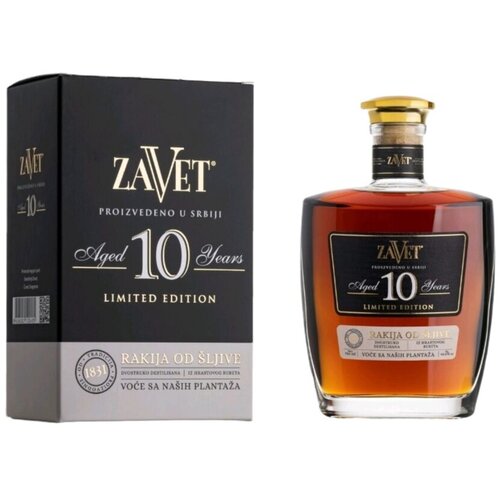 Zavet Rakija &amp;Scaron;ljiva 43% vol, 10 godina, 750ml Slike