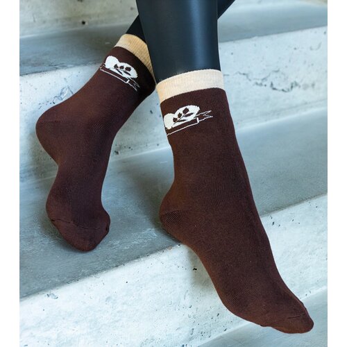 Gemre Brown warm Sella socks Cene