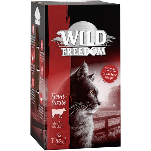 Wild Freedom Varčno pakiranje Adult pladnji 24 x 85 g - Farmlands - Govedina & piščanec Cene