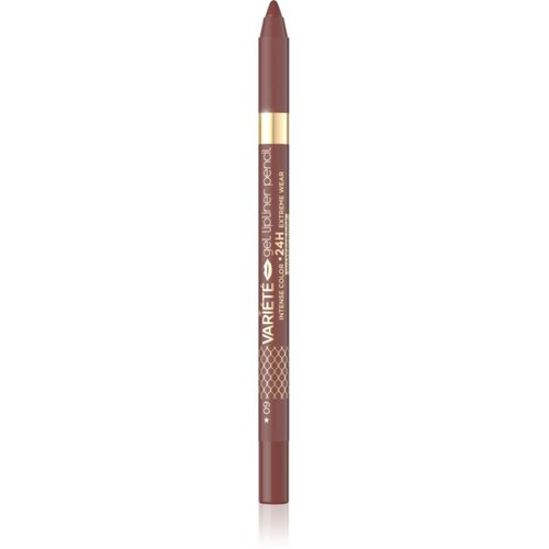 Eveline Cosmetics Vari&amp;eacute;t&amp;eacute; Gel Lipliner olovka za usne nijansa 09 Deep Brown 1 kom Slike