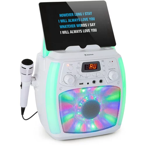 Auna StarMaker Plus, karaoke sistem, karaoke naprava, bluetooth, USB, CD, LED svetlobna šov, cinch