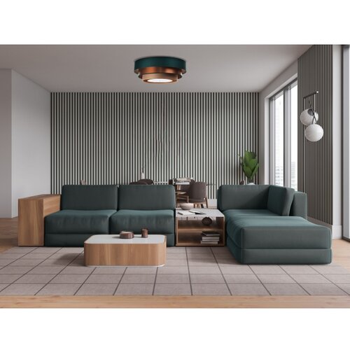  plafonsko svetlo triniti 2xE27/60W/230V zeleno/bakarno/braon Slike