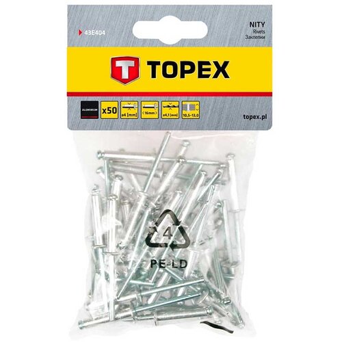  Zakovice aluminijske 4x16 50kom Topex Cijene