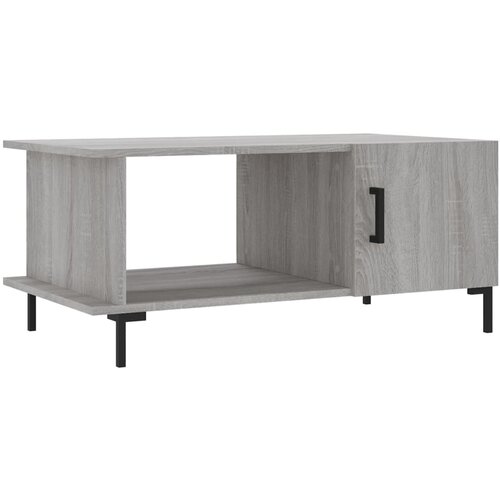Maison Chic Klubska mizica - kavna mizica - Nizka mizica siva sonoma 90x50x40 cm inženirski les, (21753379) Cene