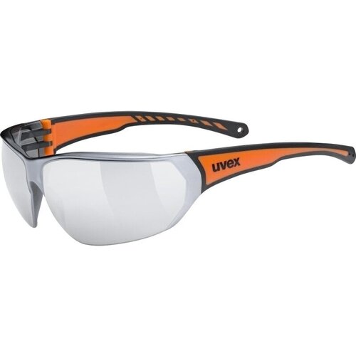 Uvex Sportstyle 204 Black/Orange/Silver Mirrored Slike
