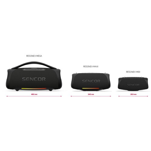 Sencor prenosni bluetooth zvočnik resonex maxi Slike