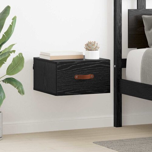  Wall-mounted noćni ormarić Crni hrast 35 x 35 x 20 cm Cijene
