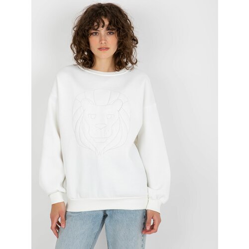 Fashion Hunters Women's insulated sweatshirt with embroidery - ECR Slike