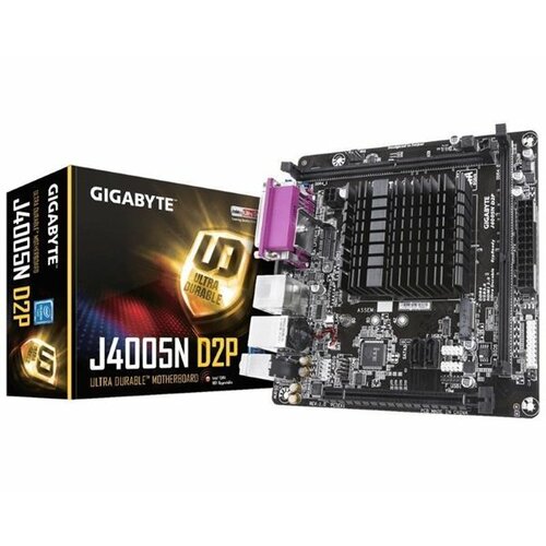 Gigabyte J4005N D2P - Intel Celeron J4005 2.7GHz, 2xDDR4, PCI-Ex16, M.2, VGA/HDMI/Parallel/Serial/USB3.1, mini-ITX matična ploča Slike