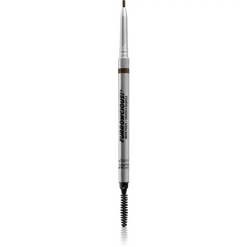 TheBalm Furrowcious!® Brow Pencil svinčnik za obrvi s krtačko odtenek Dark Brown 0,09 g
