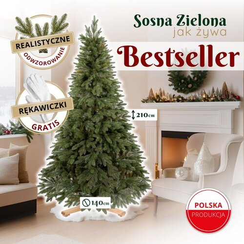  Ct0253 premium zeleni bor 210 cm Slike