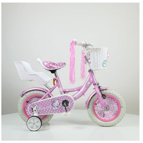 Aristom bicikl "Miss Cat", model 708-12″ roze Cene
