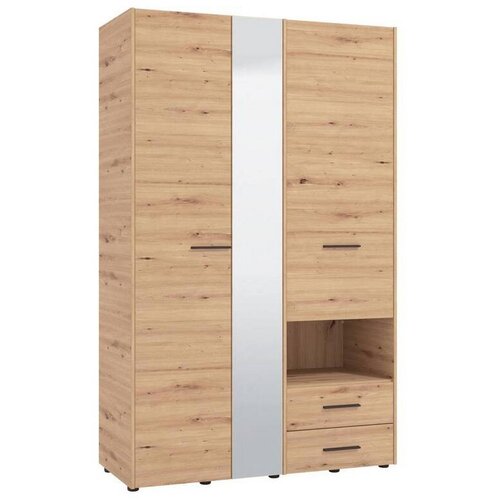 Mömax omara za oblačila leon, barva hrasta, š. 128 cm Cene