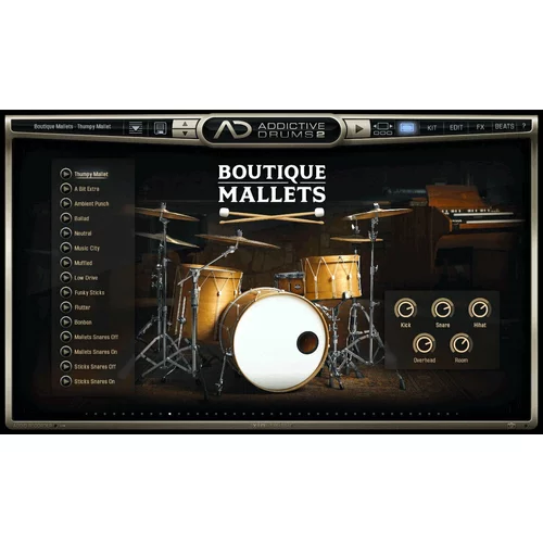 Xln Audio AD2: boutique mallets (digitalni izdelek)
