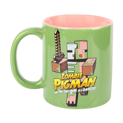 Jinx šolja Minecraft Zombie Pigman Ceramic Mug Slike