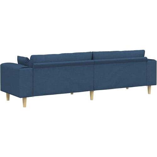 SOFA s jastukom Plava 250 x 77 x 76 cm tkanina Slike