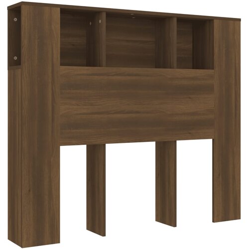 Maison Chic vzglavna omarica - nočna omarica - posteljna omarica rjavi hrast 120x18,5x102,5 cm, (21705939) Cene