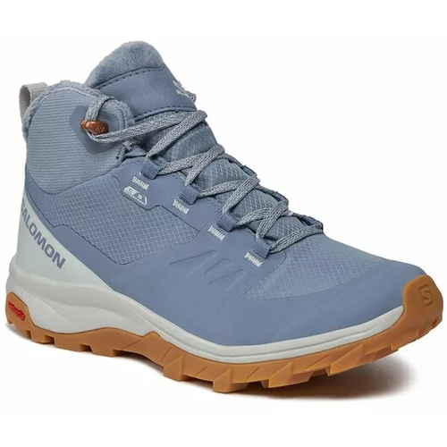 Salomon Trekking čevlji Outsnap Clima™ Waterproof L47289900 Modra