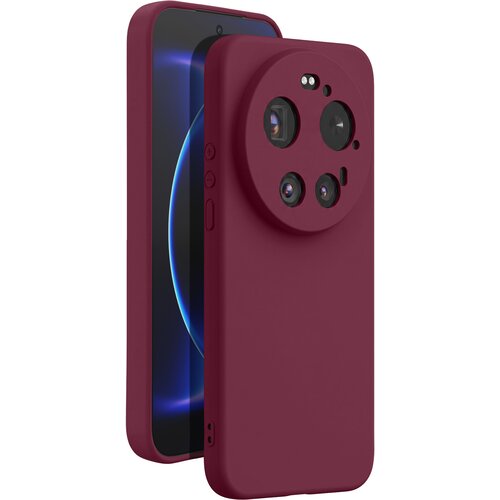 AVIZAR Silikonsko Ohišje Soft-Touch za Xiaomi 17 Ultra Serije Fast Cover, Bordo, (5000274162) Cene