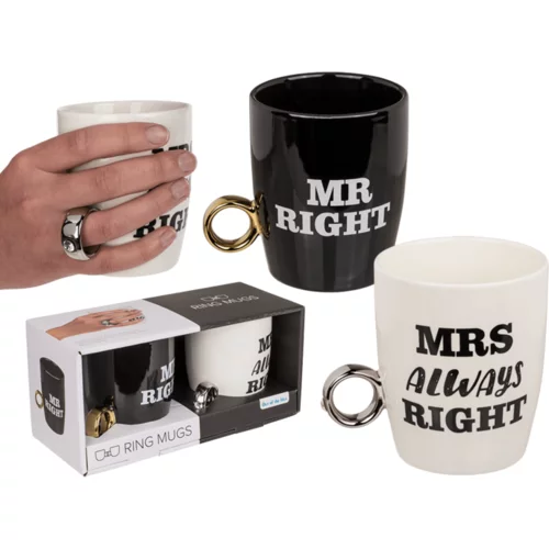  Set skodelic - Mr. Right in Mrs. always right