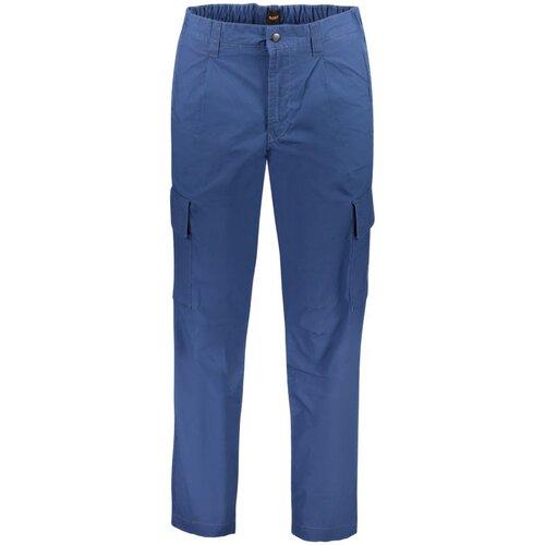 Hugo_Boss Boss mu&amp;scaron;ke cargo hlače tapered kroja plave Slike