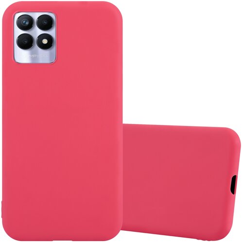 Cadorabo Case, združljiv z Realme v Candy Red - Za&scaron;čitni pokrov iz fleksibilnega silikona TPU, (20602972) Cene