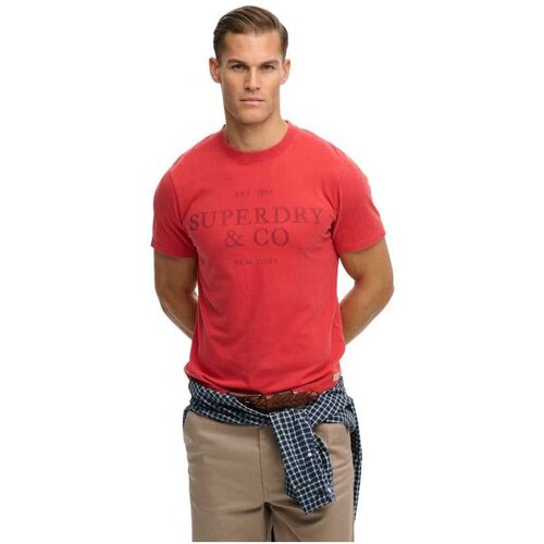 Superdry crvena mu&amp;scaron;ka majica Slike