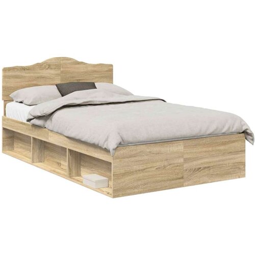  Okvir za krevet Sonoma 120 x 190 cm Čvrsto borovo drvo Slike