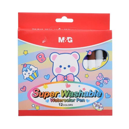 M&amp;amp;G Flomaster akvarel Super Washable 12/1 ACP901HL Slike