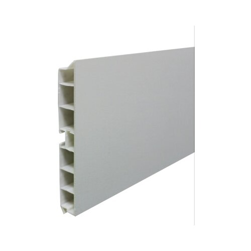 Sokla PVC 10cm 4.0m Aluminium mat 33 ( 560-145 ) Slike