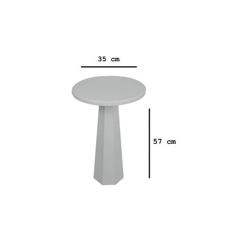 Hanah home side table lilyum 57 white Slike
