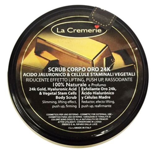  La Cremerie 24k GOLD Hyalouronic Acid & Vegetal Stem Cells Body Scrub 420gr - Piling za telo Cene