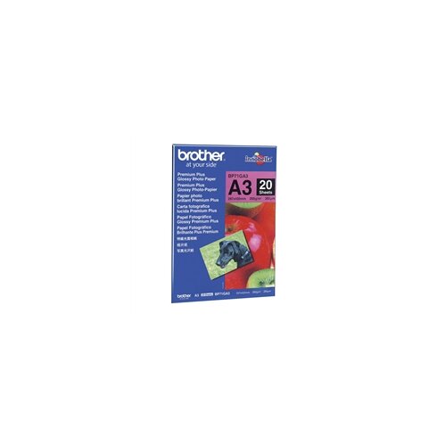 Brother Foto papir BP71GA3, A3, 20 listova, 260 grama Slike