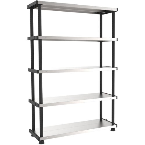 PVC plastični regal (d x š x v: 119 x 45 x 185 cm, broj polica: 5 kom.) Cijene