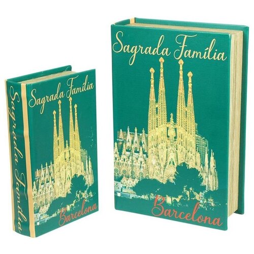 Signes Grimalt Ko&amp;scaron;are, &amp;scaron;katle in ko&amp;scaron;arice Book Box Set 2U Zelena Slike