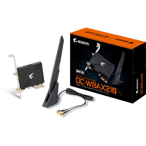 Gigabyte GC-WFAX210 Intel WI-FI 6E AX210 module High Speed 240Mbps, Bluetooth 5.2 Cijene