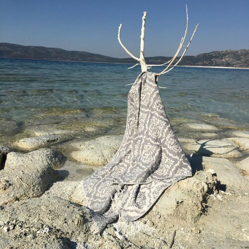  barok - grey grey fouta (beach towel) Cene